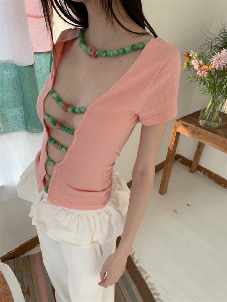 Reversible Slim Fit Romantic Summer Top
