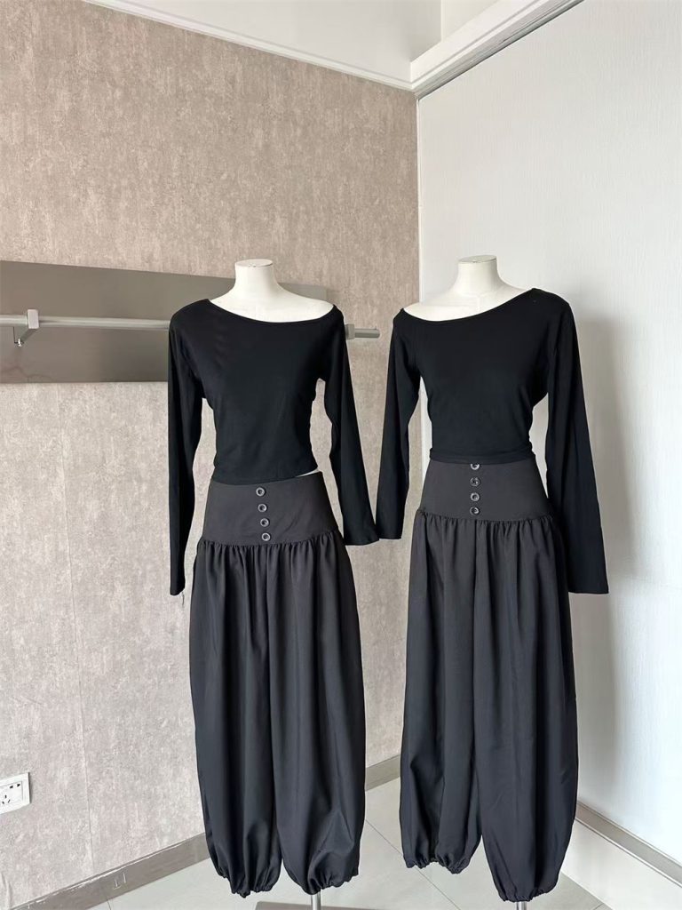 Elegant One-Shoulder T-Shirt and Button High-Waist Jogger Pants Two-Piece Set Summer New Women's Outfit - Style 63c538